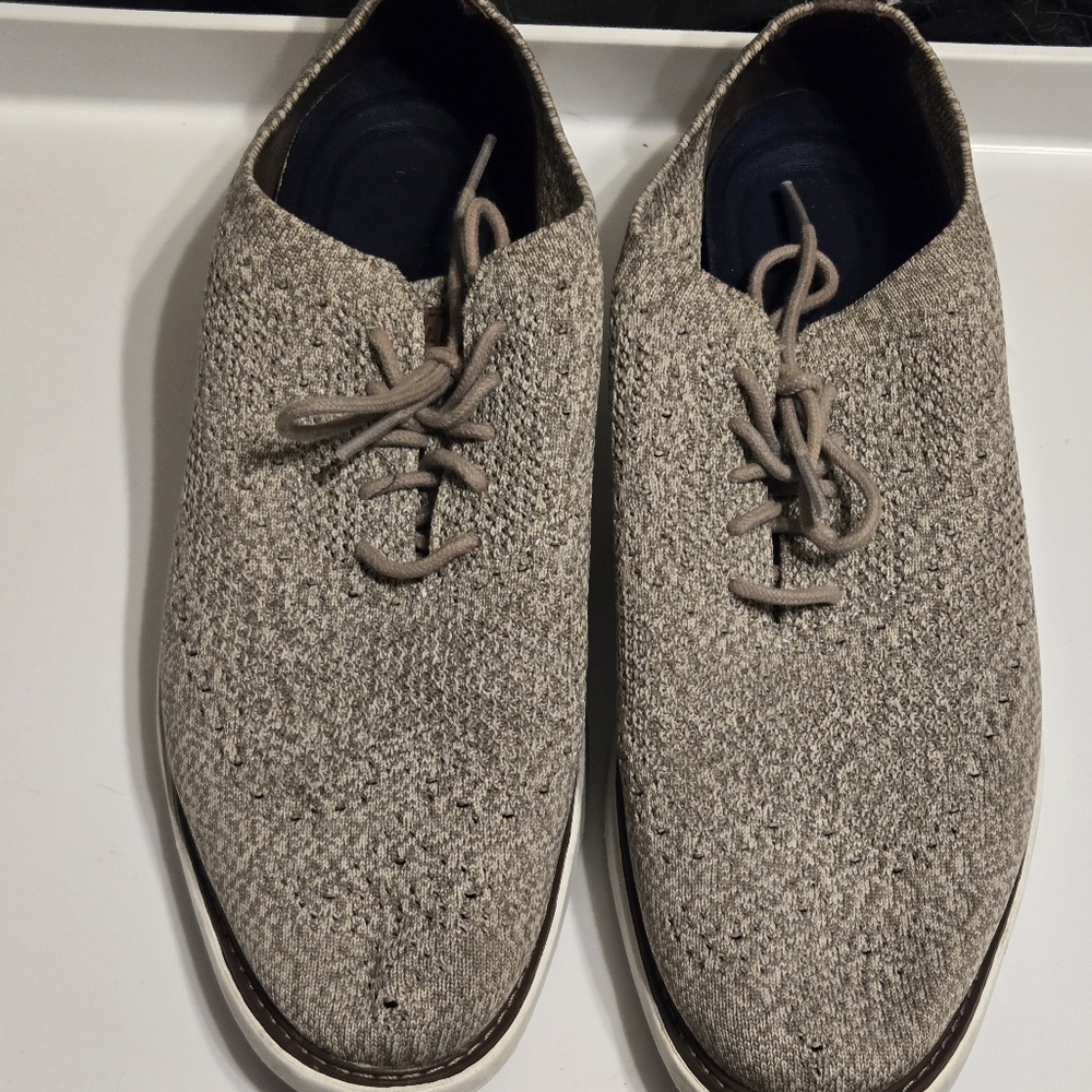 Men's Cole Haan Tan Knit Casual Shoes Size 9.5